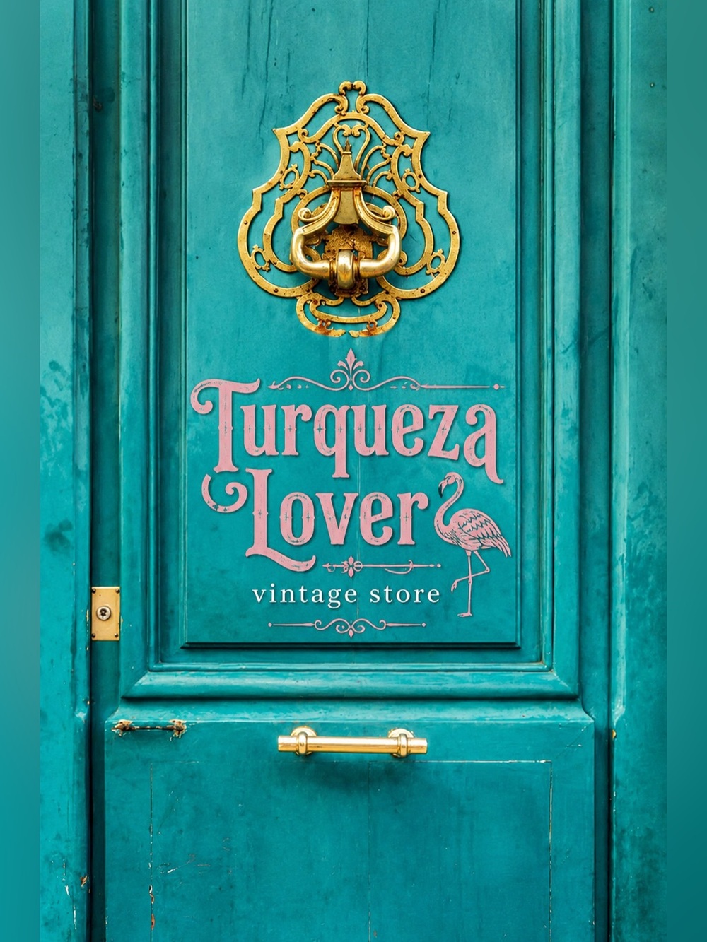 Turquoise Lover Vintage-Inspired Women's Dress in Teal